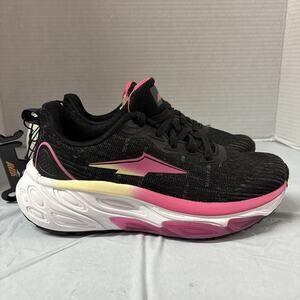 Avia NWT Women's Gel Sneakers Size 6 Black Pink Memory Foam Gel Inserts NWOB